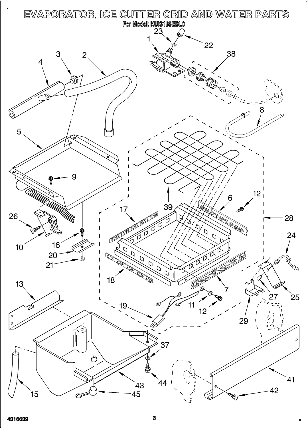 KitchenAid KUIS185EBL0 manual 