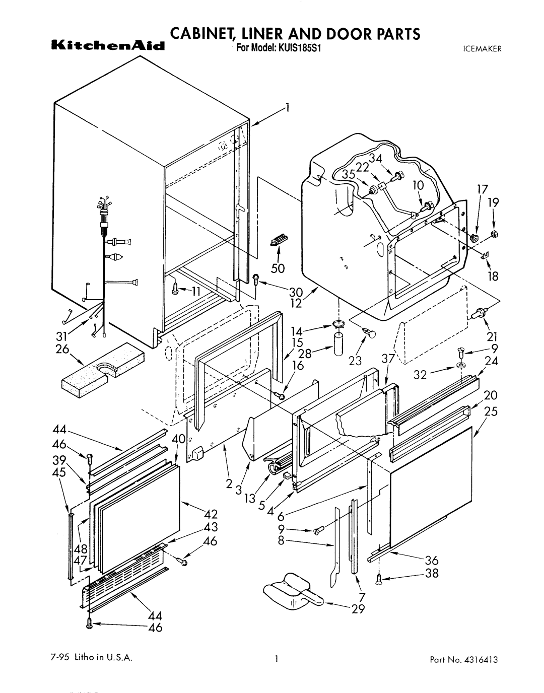 KitchenAid KUIS185S1 manual 