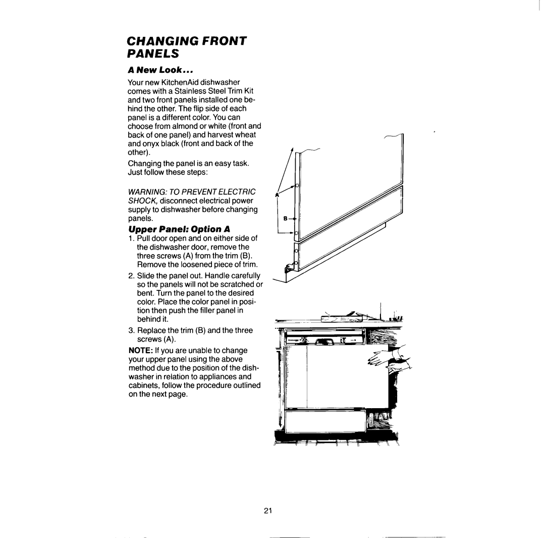 KitchenAid Model KDC-21D manual 