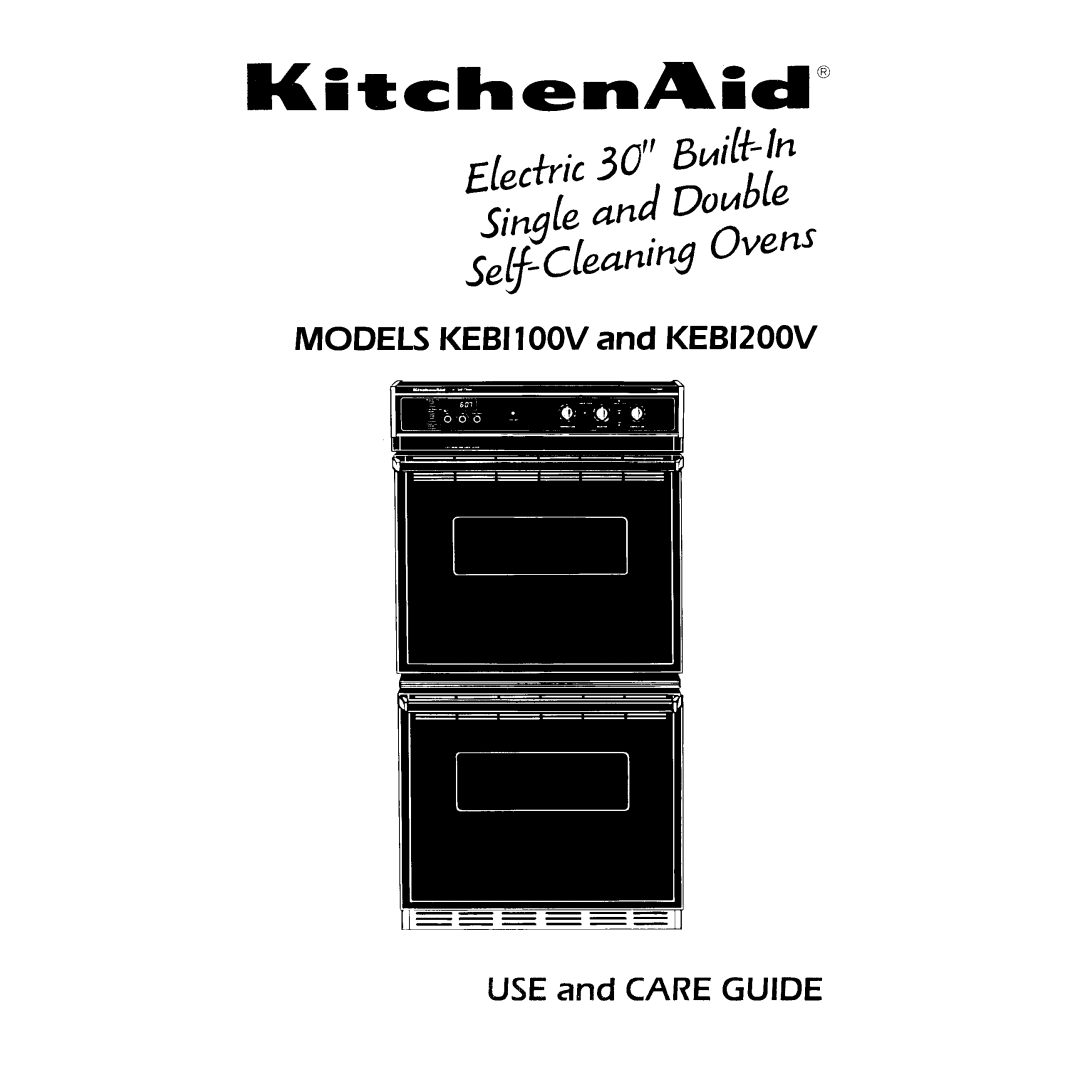 KitchenAid KEBI200V, Oven, KEBI100V, 122 manual 