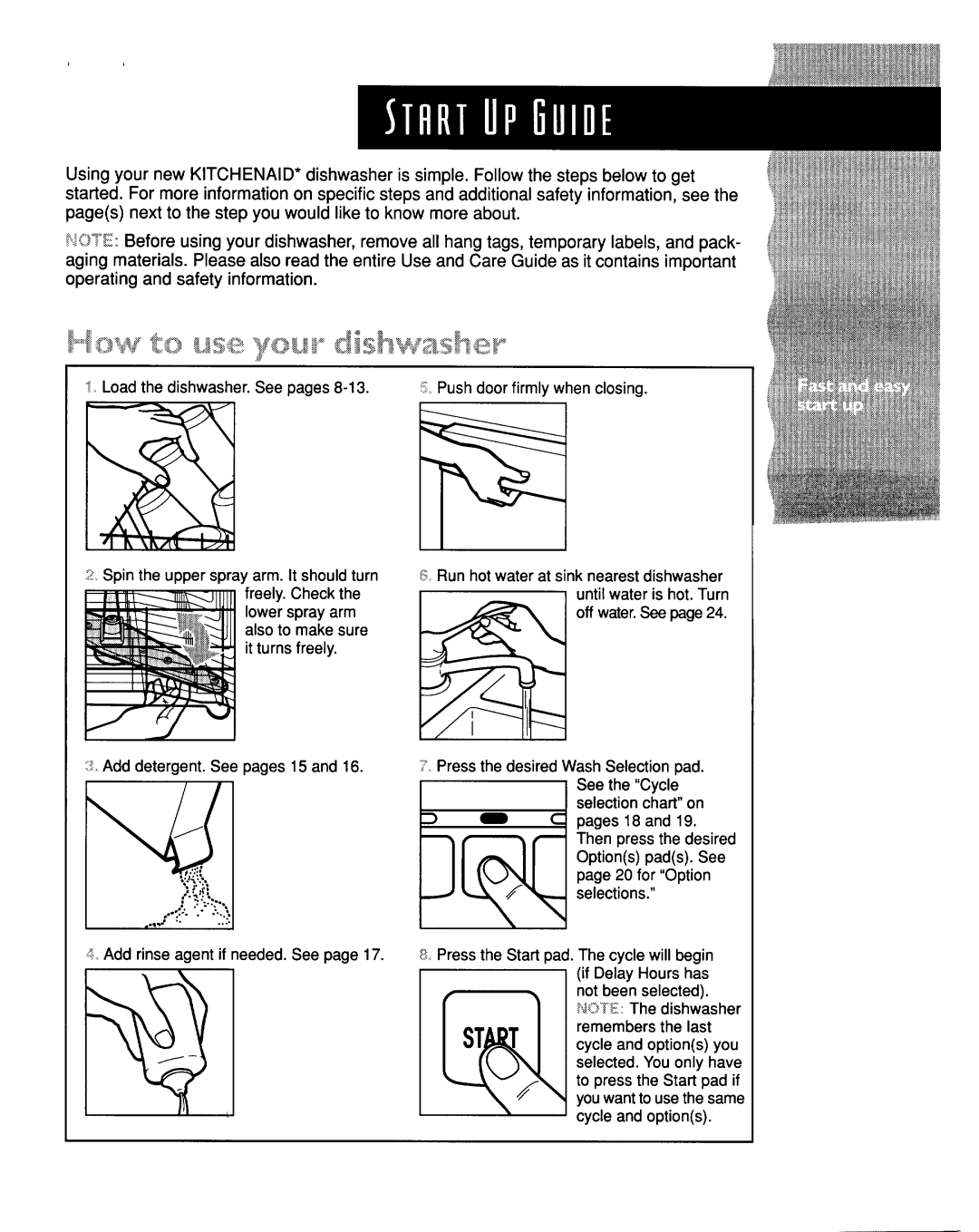 KitchenAid KUDV24SE, SCULPTURA manual 