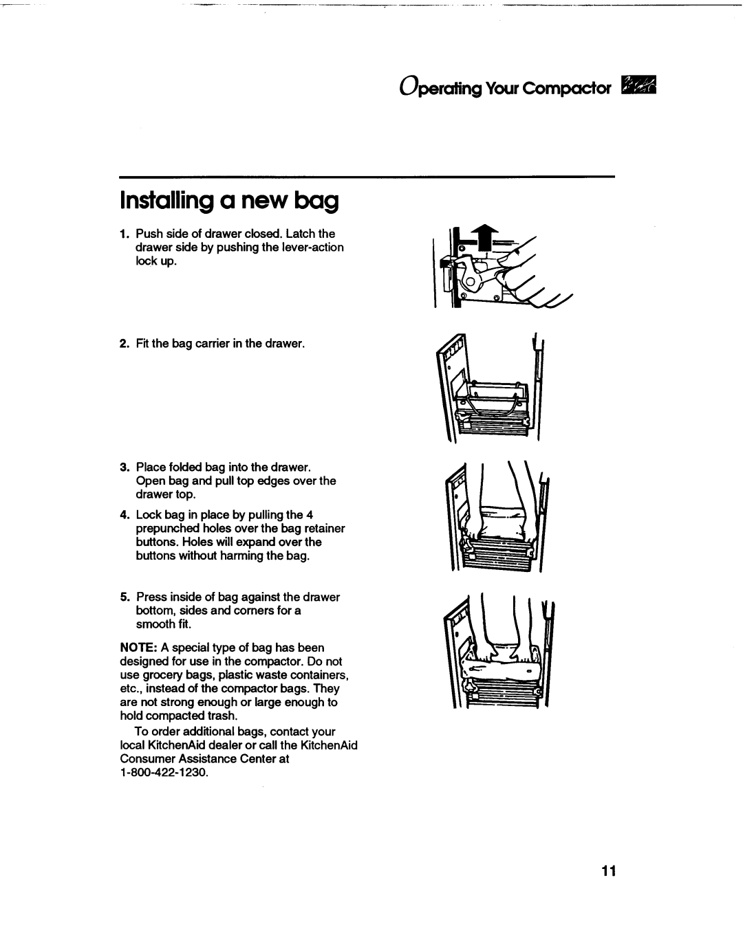 KitchenAid KCCC151, Trash Compactor, KUCC151, 403 manual 