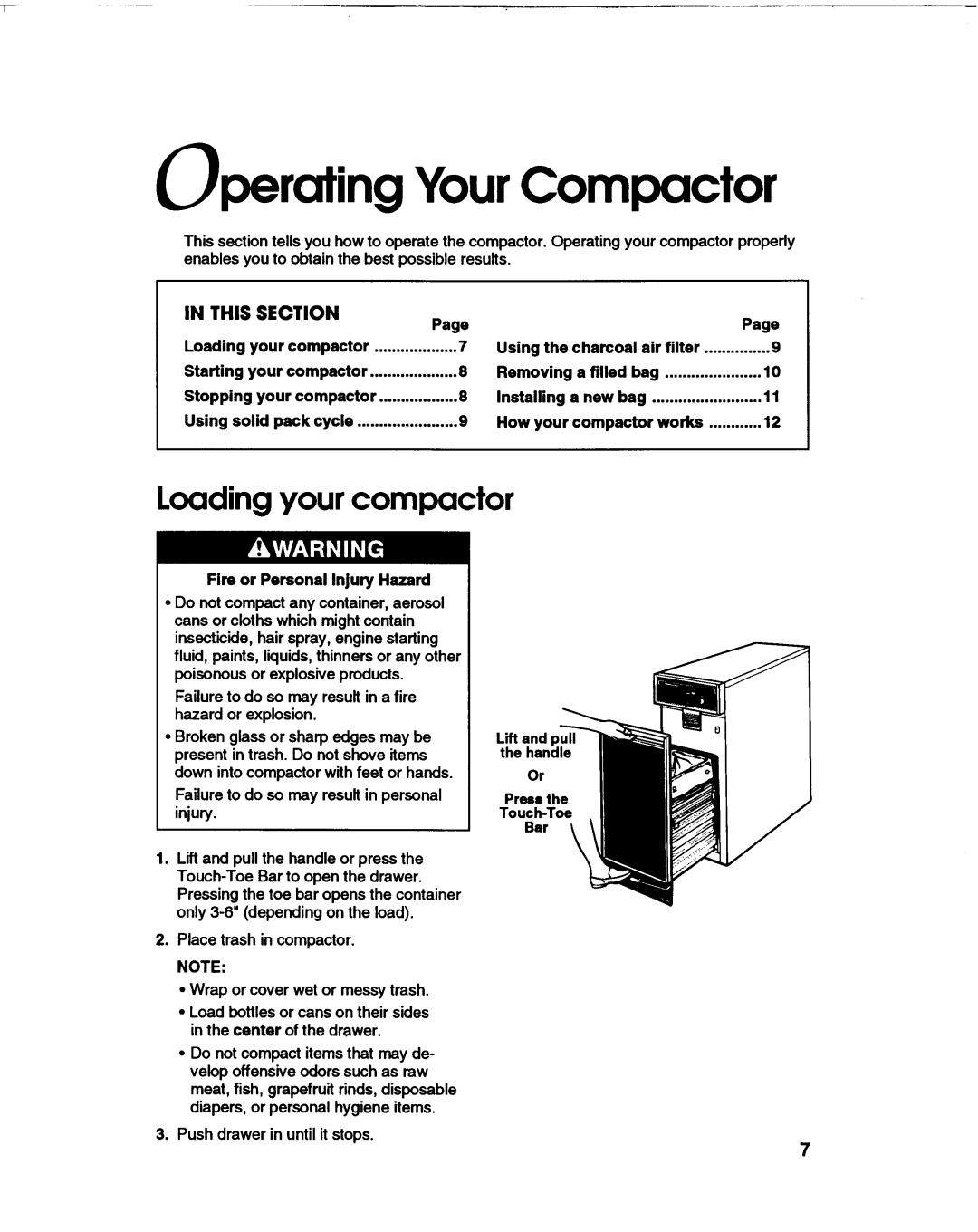 KitchenAid KCCC151, Trash Compactor, KUCC151, 403 manual 