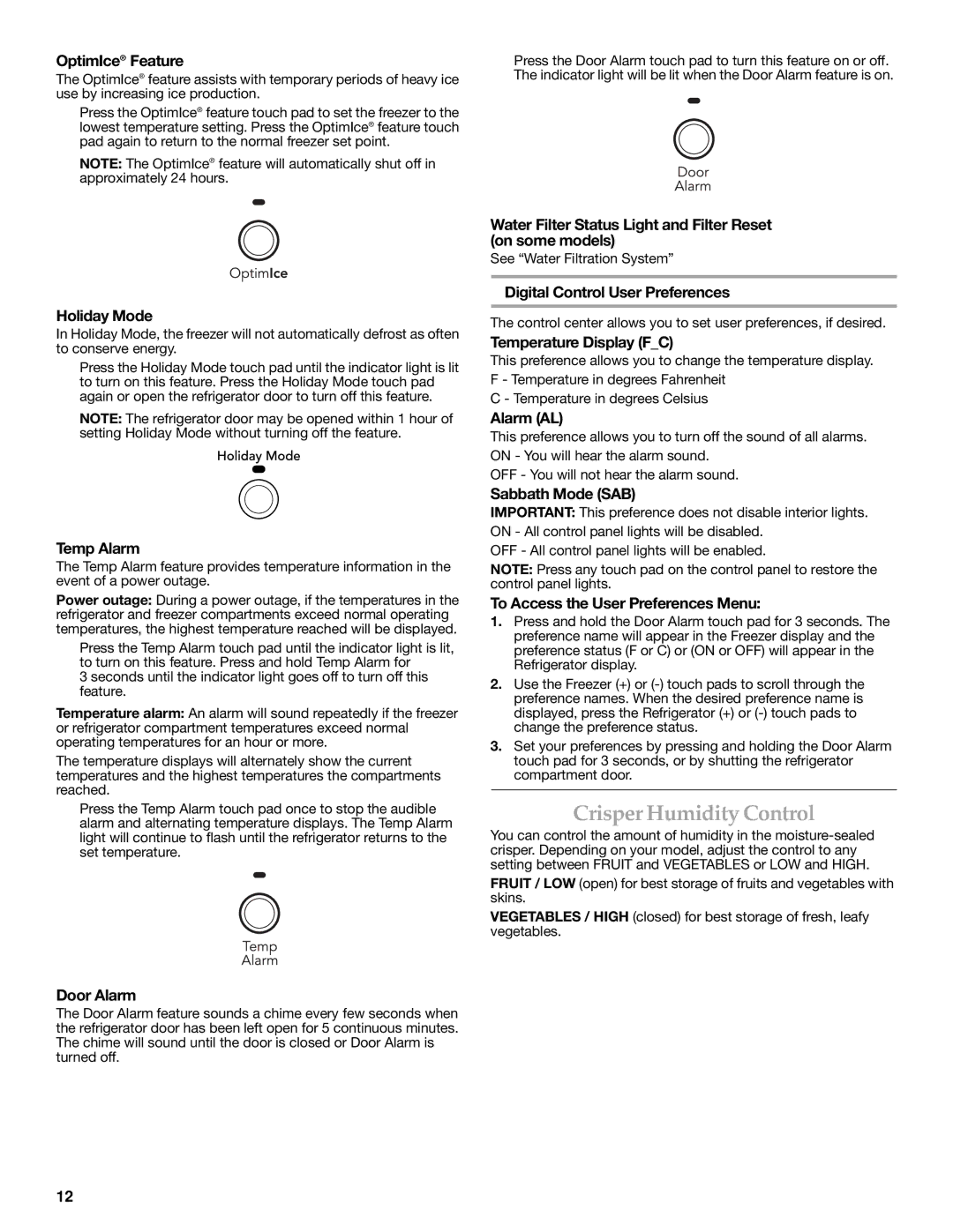 KitchenAid W10137649A installation instructions Crisper Humidity Control 