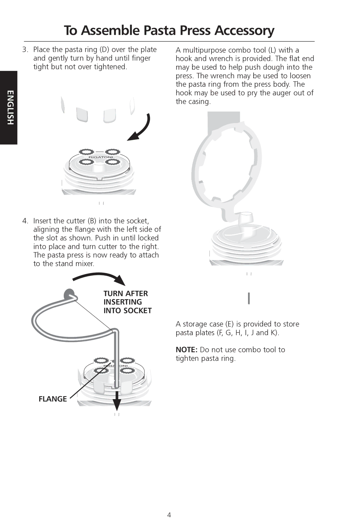 KitchenAid W10236413B manual Turn After Inserting Into Socket 