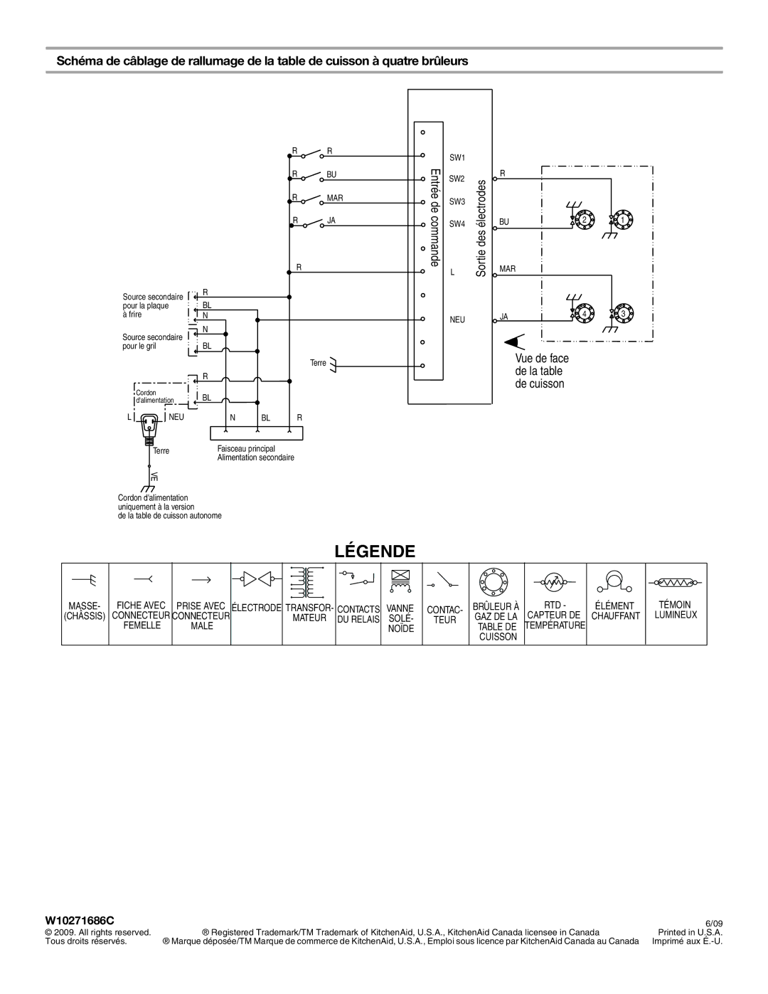 KitchenAid W10271686C installation instructions MAR SW3 SW4 NEU 