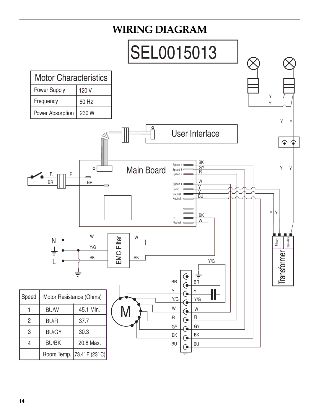 KitchenAid W10342488A installation instructions SEL0015013, Wiring Diagram 