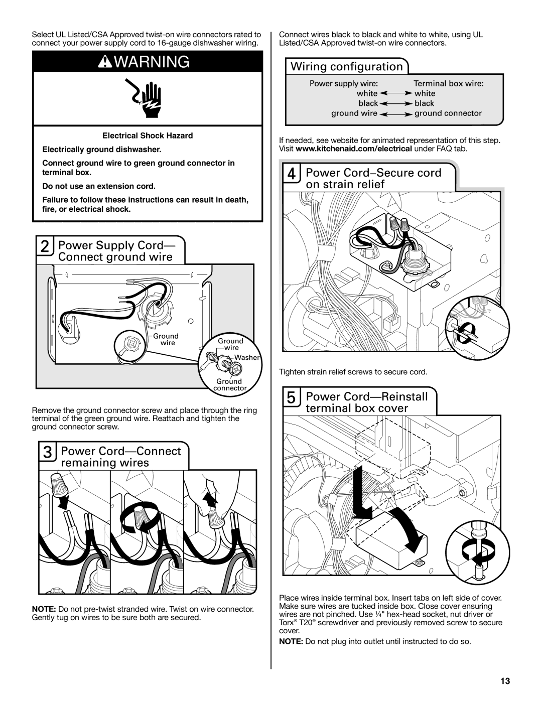 KitchenAid W10579129B installation instructions 