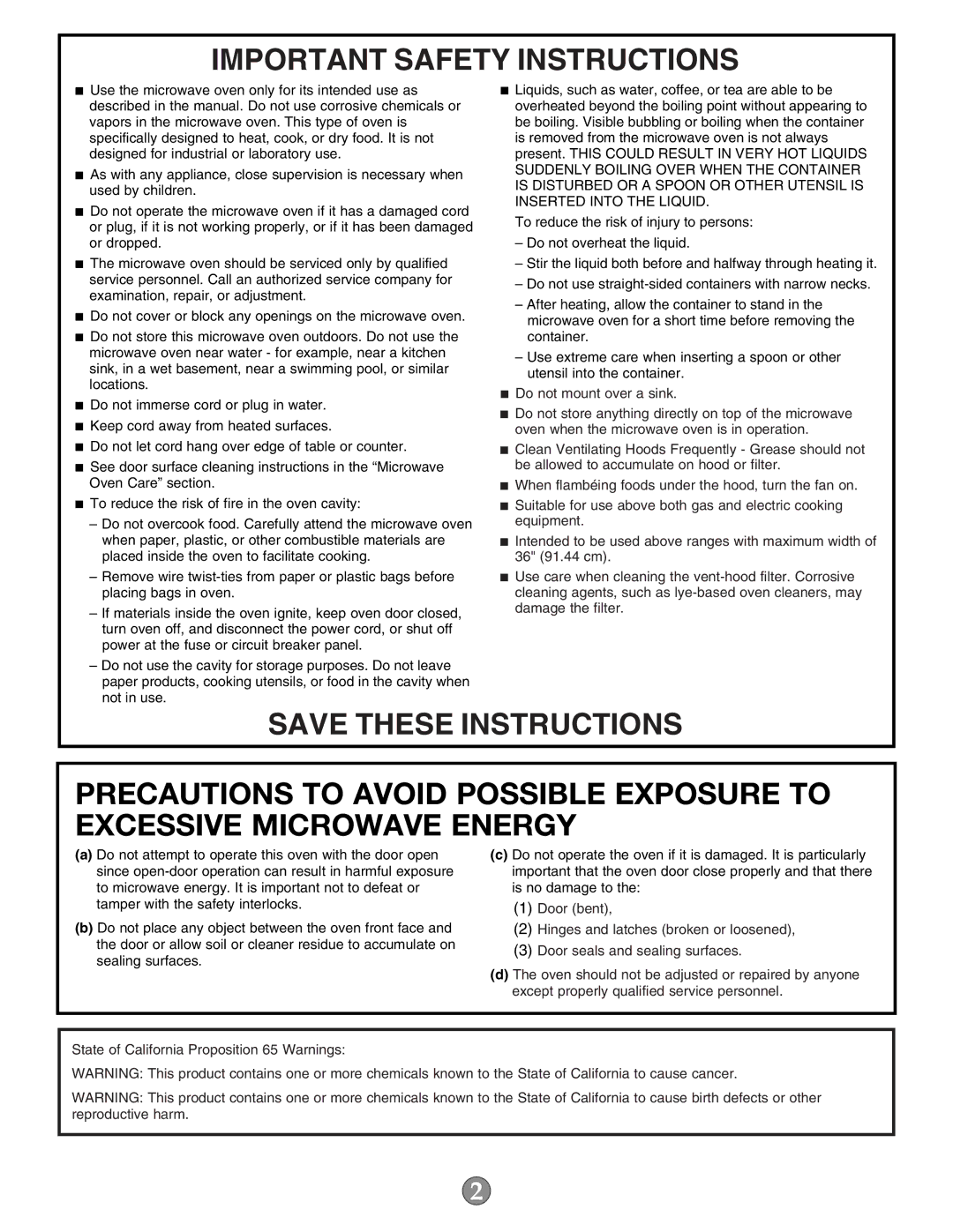 KitchenAid W10677488A important safety instructions Important Safety Instructions 