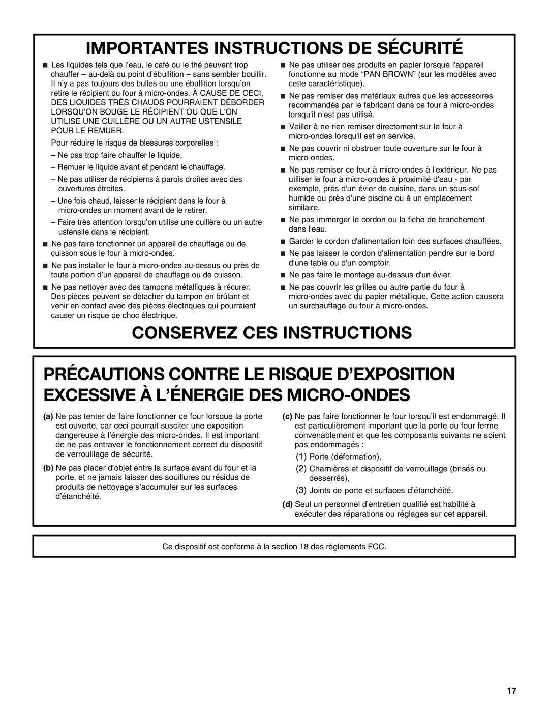 KitchenAid YKCMS1555S manual Importantes Instructions DE Sécurité 