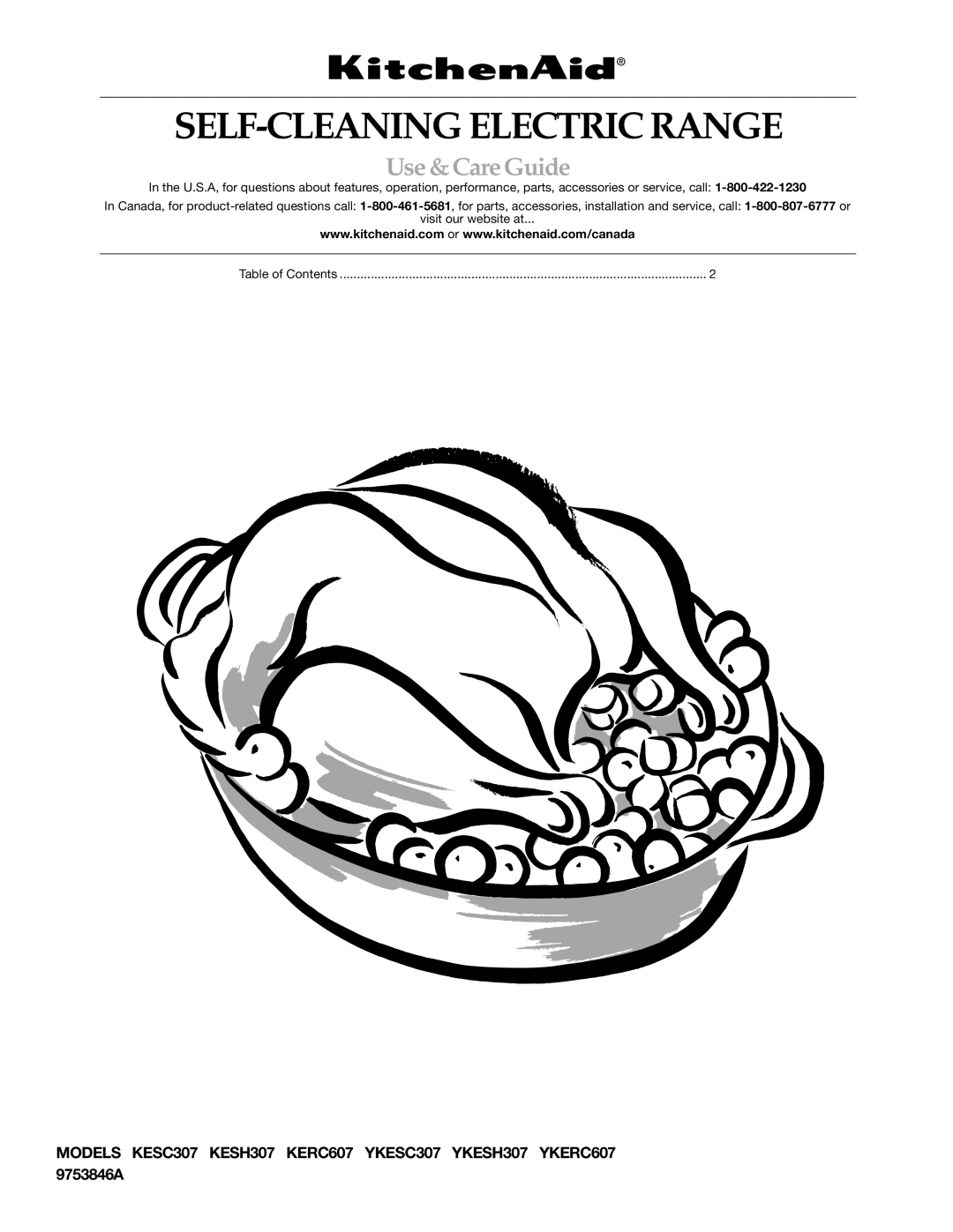 KitchenAid YKESC307, YKERC607, YKESH307 manual SELF-CLEANING Electric Range, Use &CareGuide 