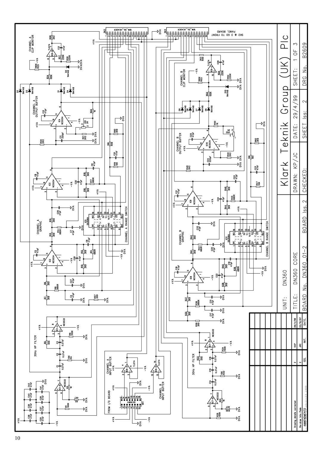 Klark Teknik DN360 manual B2609-2.sch-1 Thu Aug 19 161123 