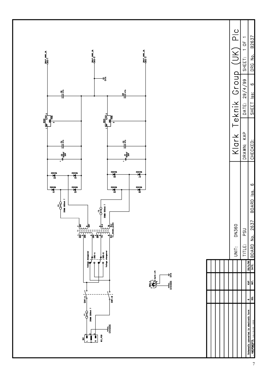 Klark Teknik DN360 manual Thu Aug 19, sch -B2637 