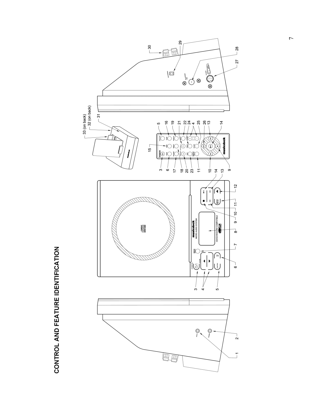 KLH KS-600 owner manual Control and Feature Identification 