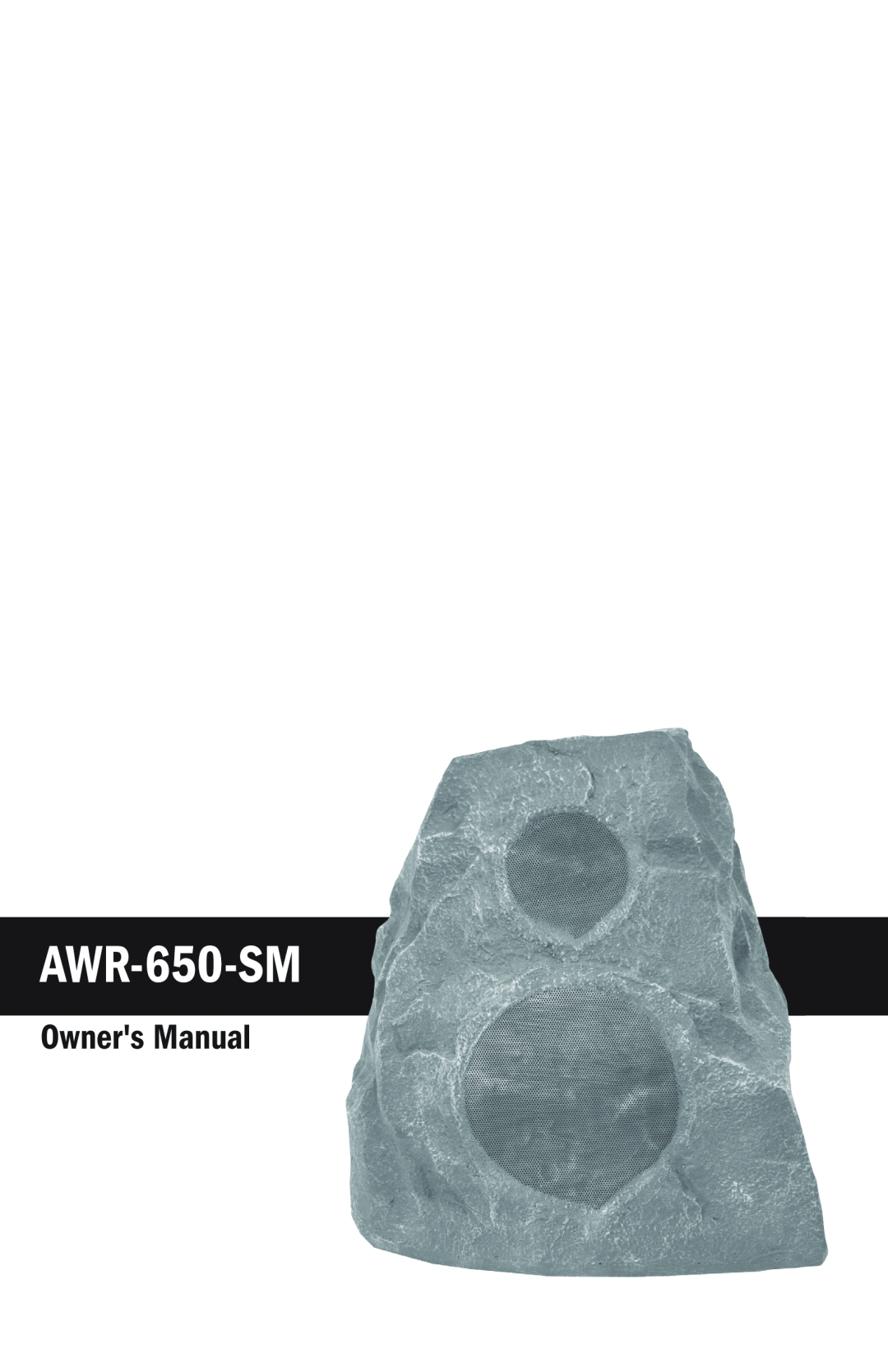 Klipsch AWR-650-SM owner manual 