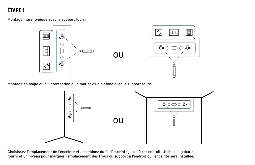 Klipsch CP-T owner manual Étape 