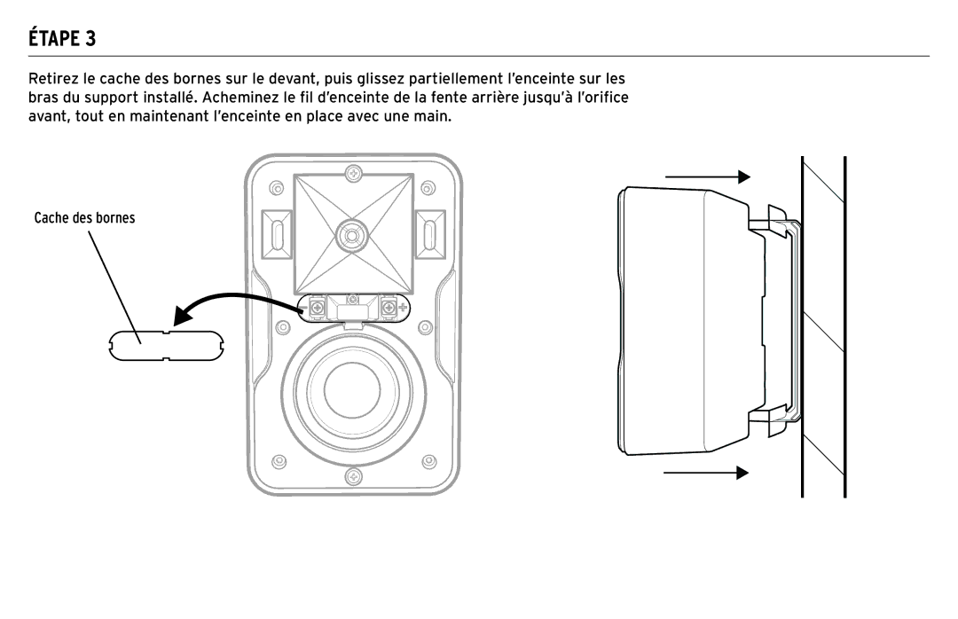 Klipsch CP-T owner manual Étape 