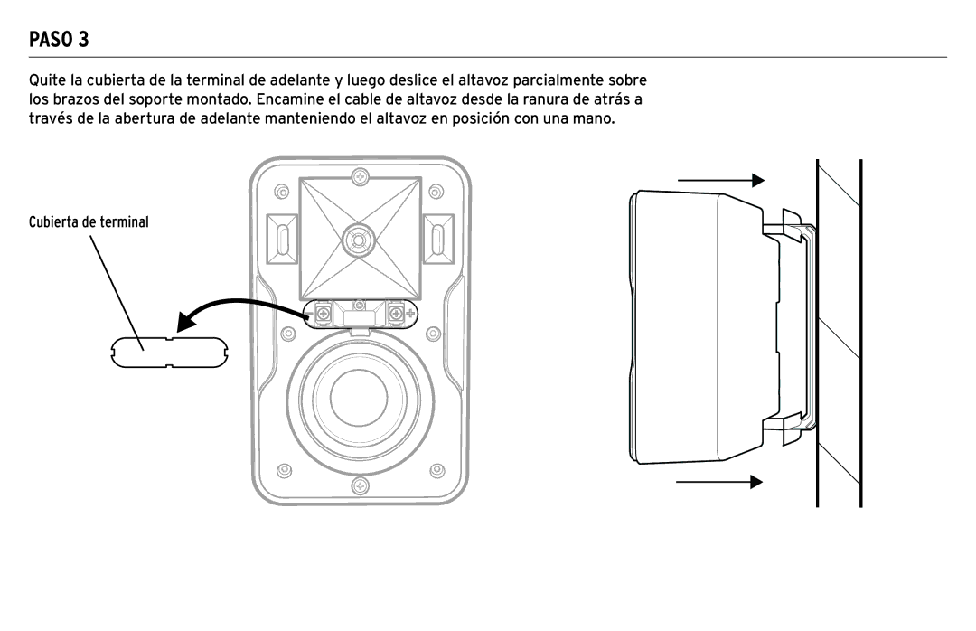 Klipsch CP-T owner manual Paso 