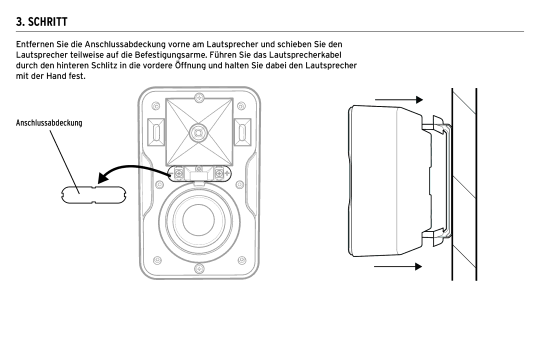 Klipsch CP-T owner manual Schritt 