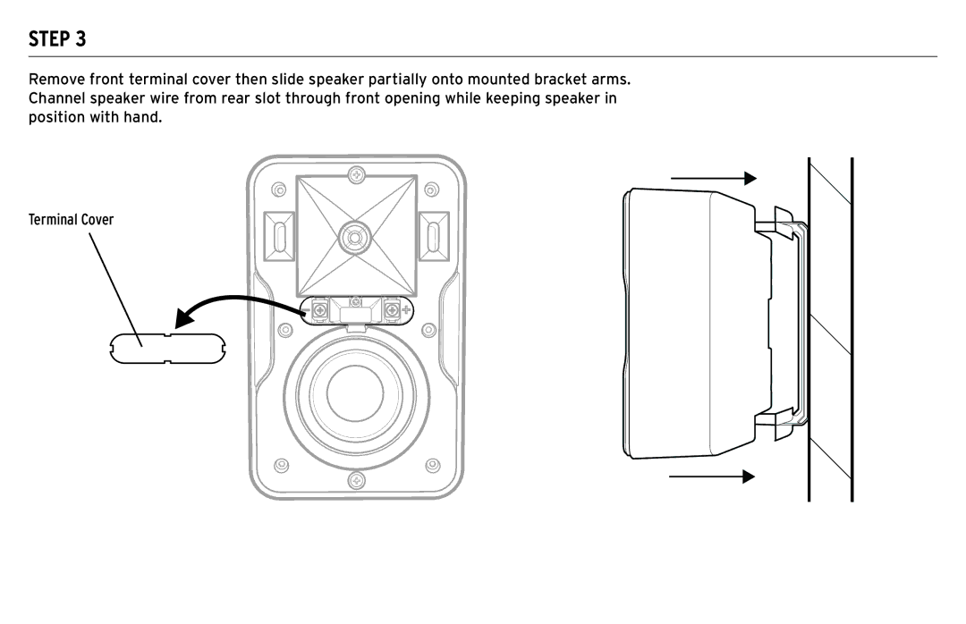 Klipsch CP-T owner manual Step 