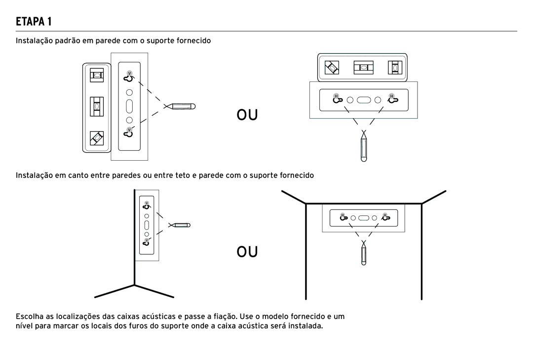 Klipsch CP-T owner manual Etapa 