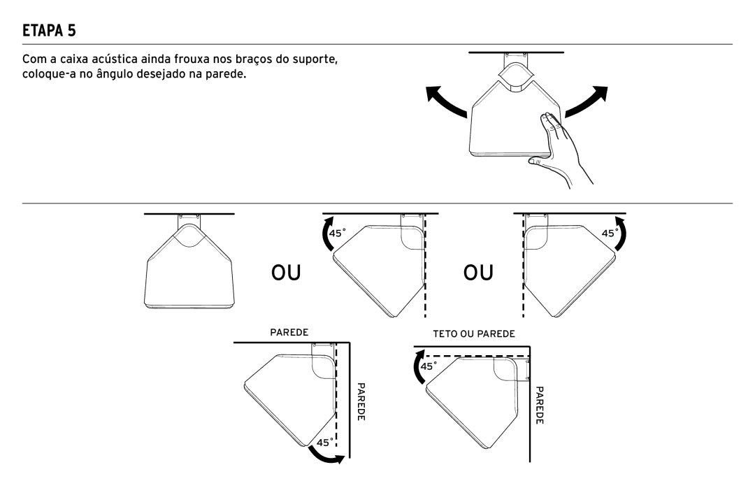 Klipsch CP-T owner manual Parede 