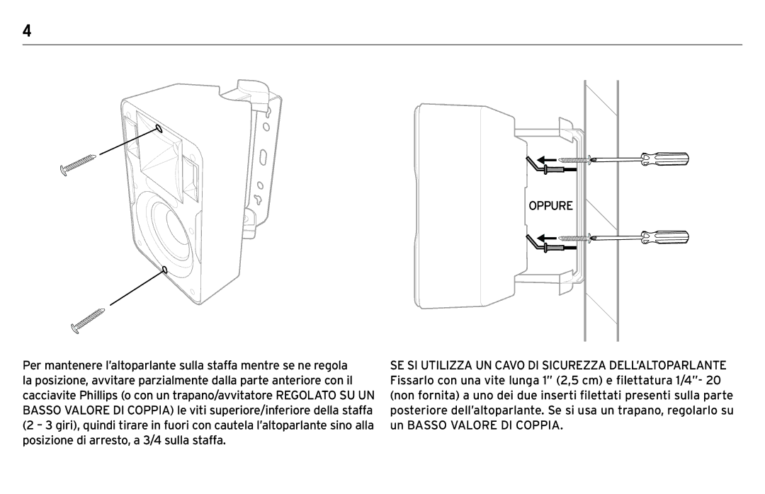 Klipsch CP-T owner manual Oppureor 