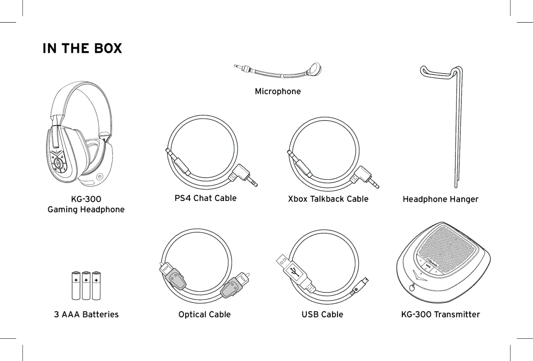 Klipsch KG-300 manual Box 