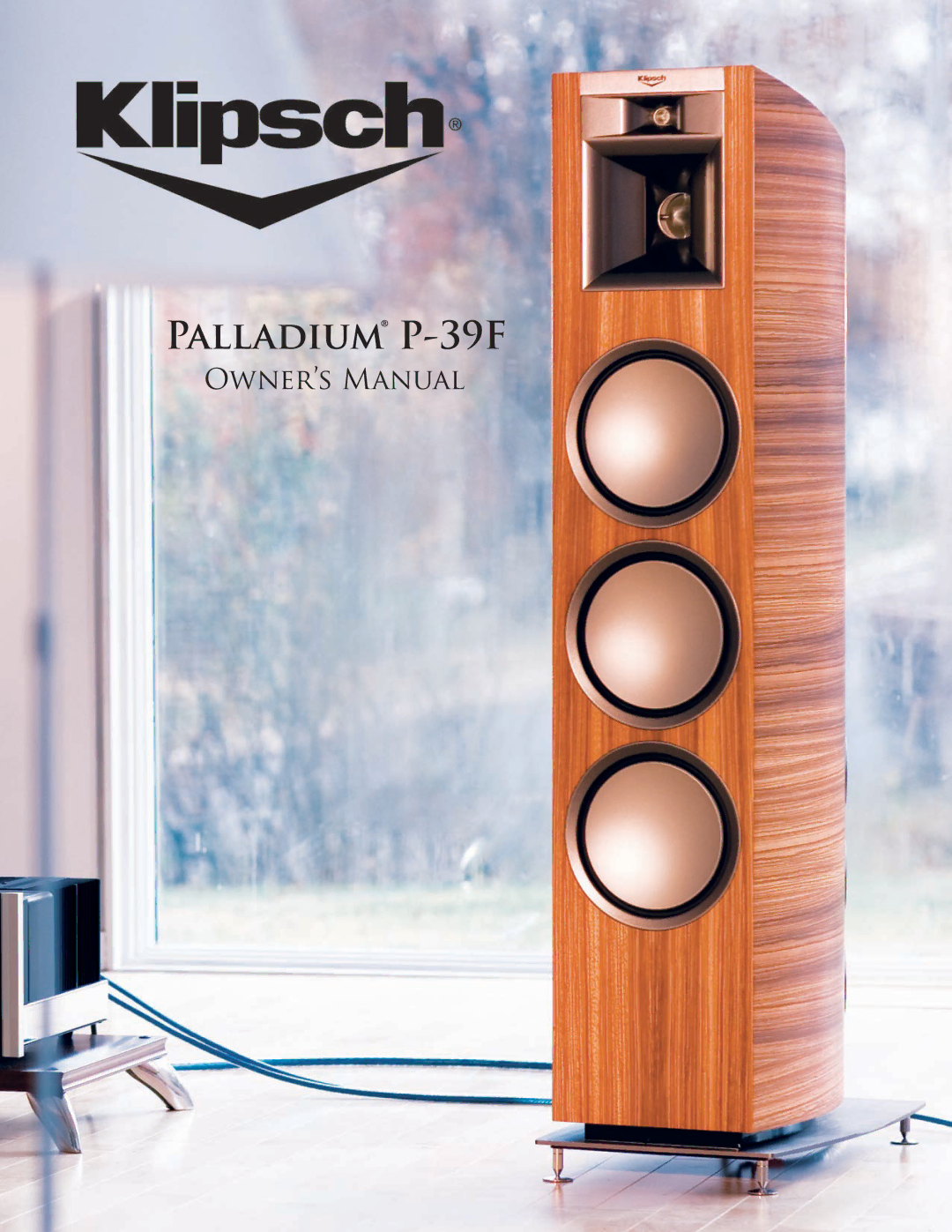 Klipsch owner manual Palladium P-39F 