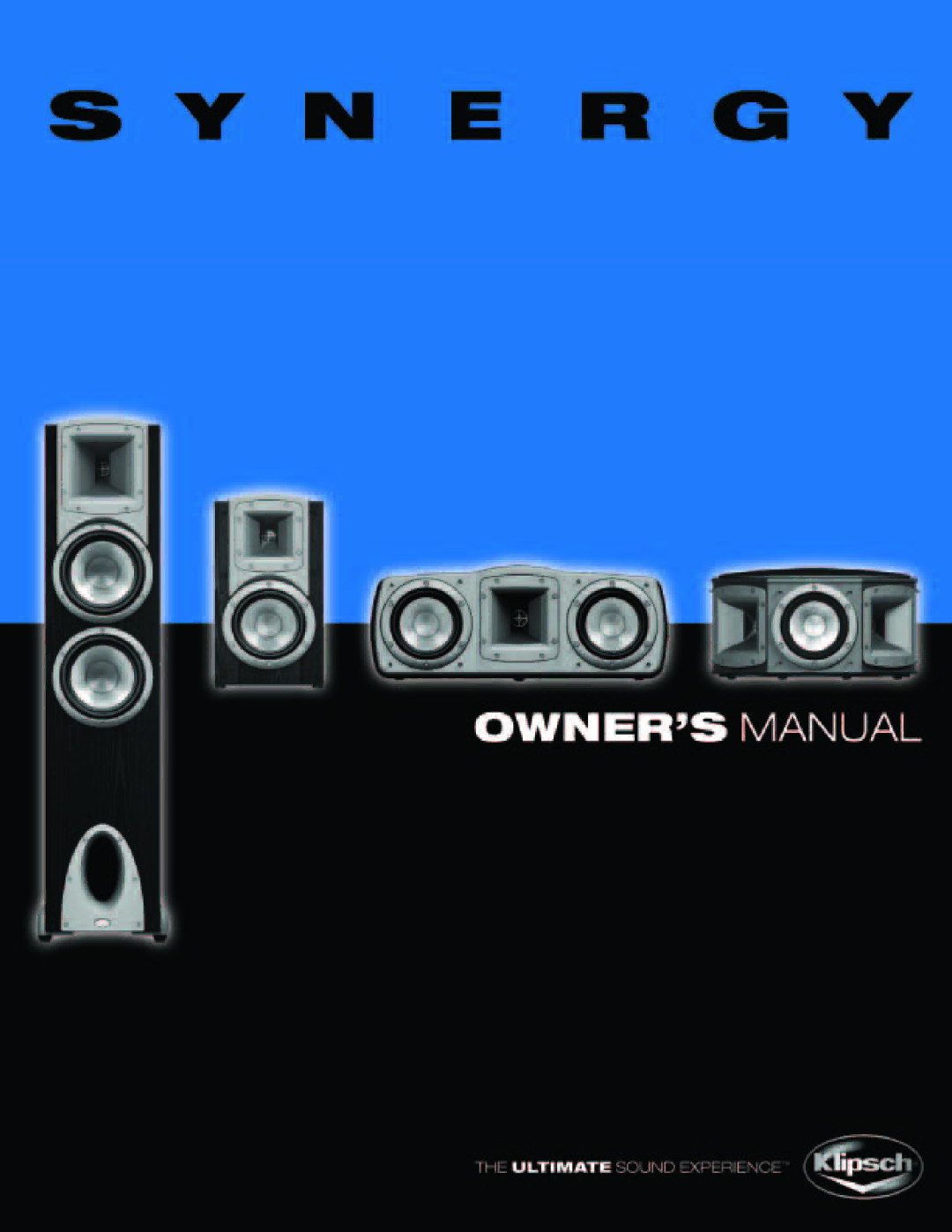 Klipsch SPEAKERS manual 