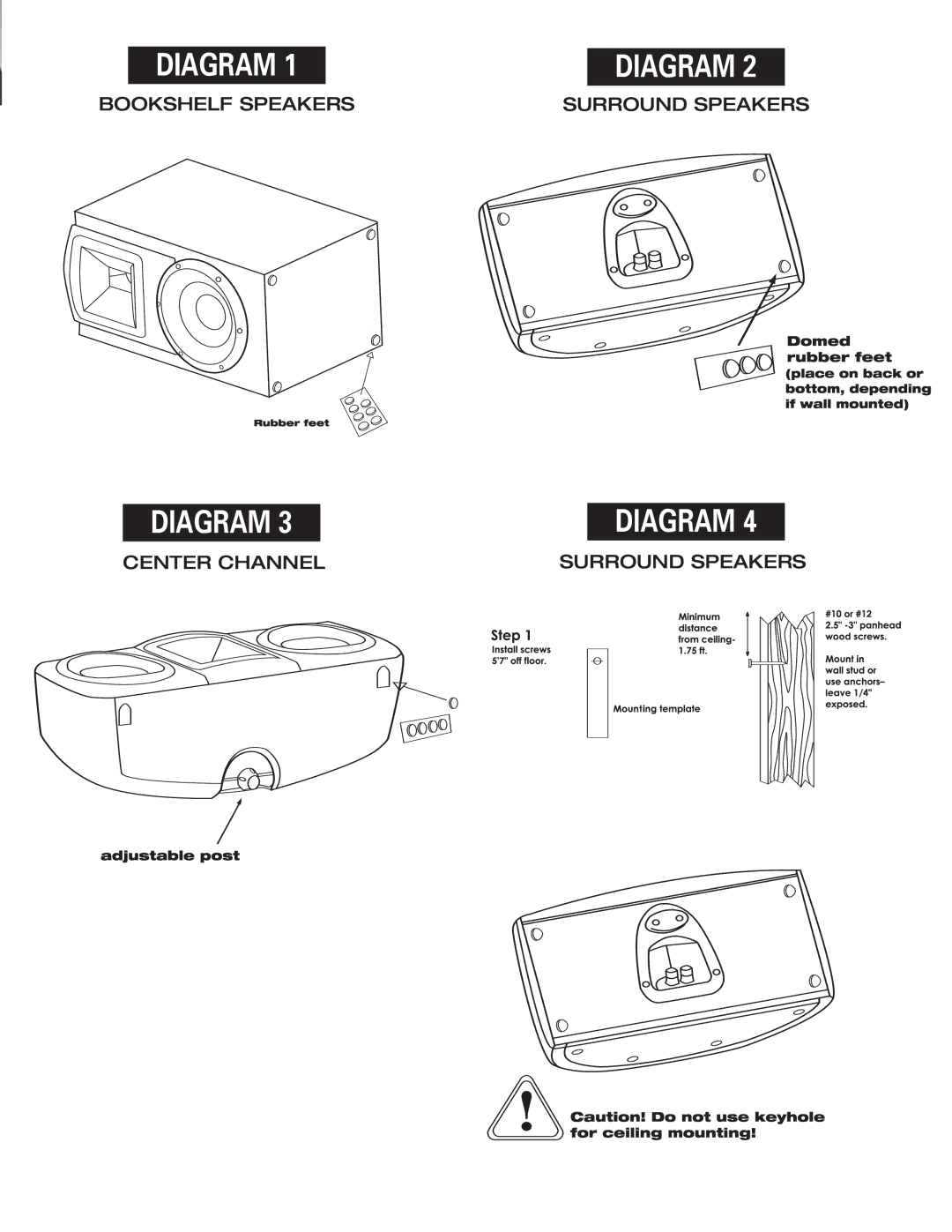 Klipsch SPEAKERS manual Diagram 