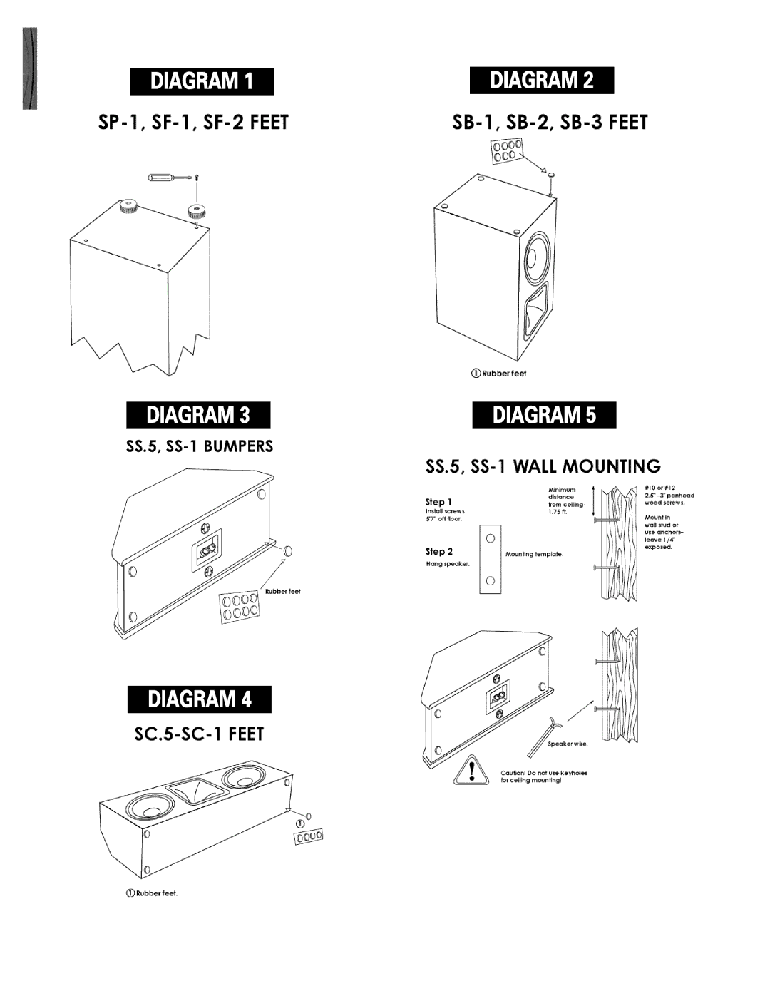 Klipsch Syn.3 03 owner manual Diagram 