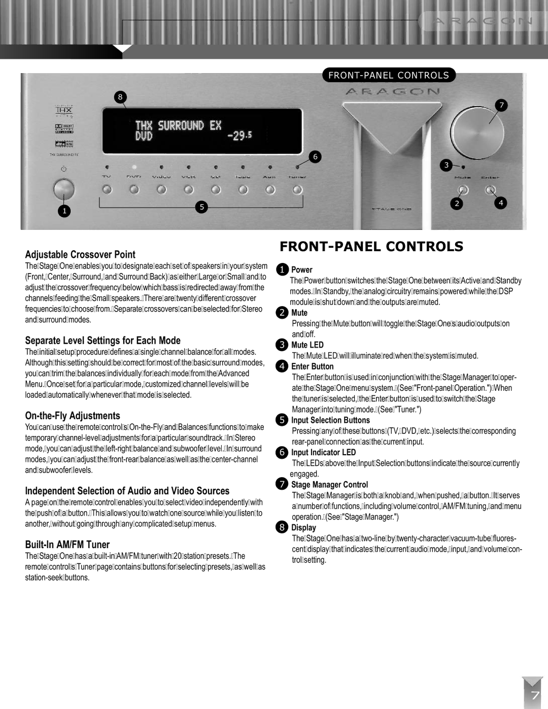 Klipsch THX ULTRA2 manual Adjustable Crossover Point, Separate Level Settings for Each Mode, On-the-Fly Adjustments 