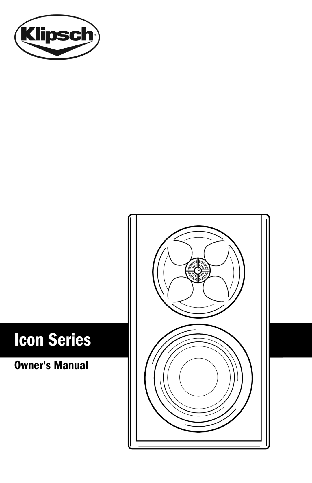 Klipsch WC-24, WF-34, WB-14, WF-35 owner manual Icon Series 