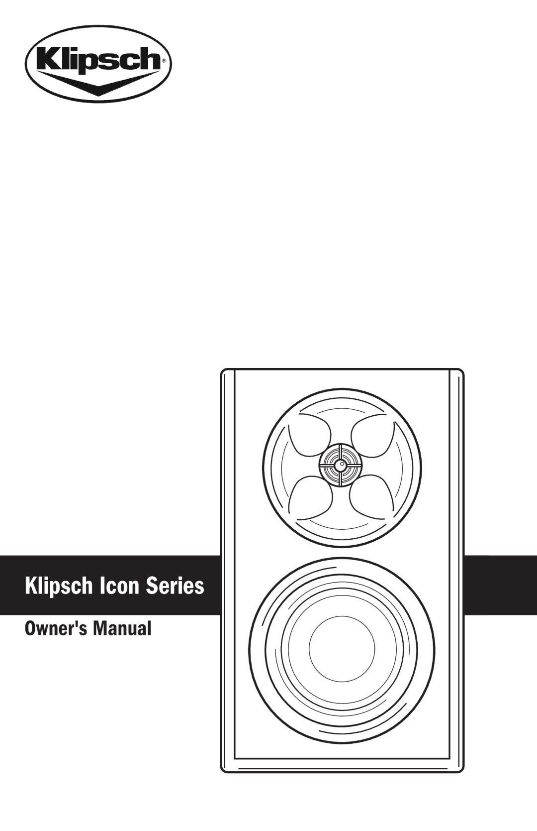 Klipsch WF-35E owner manual Klipsch Icon Series 