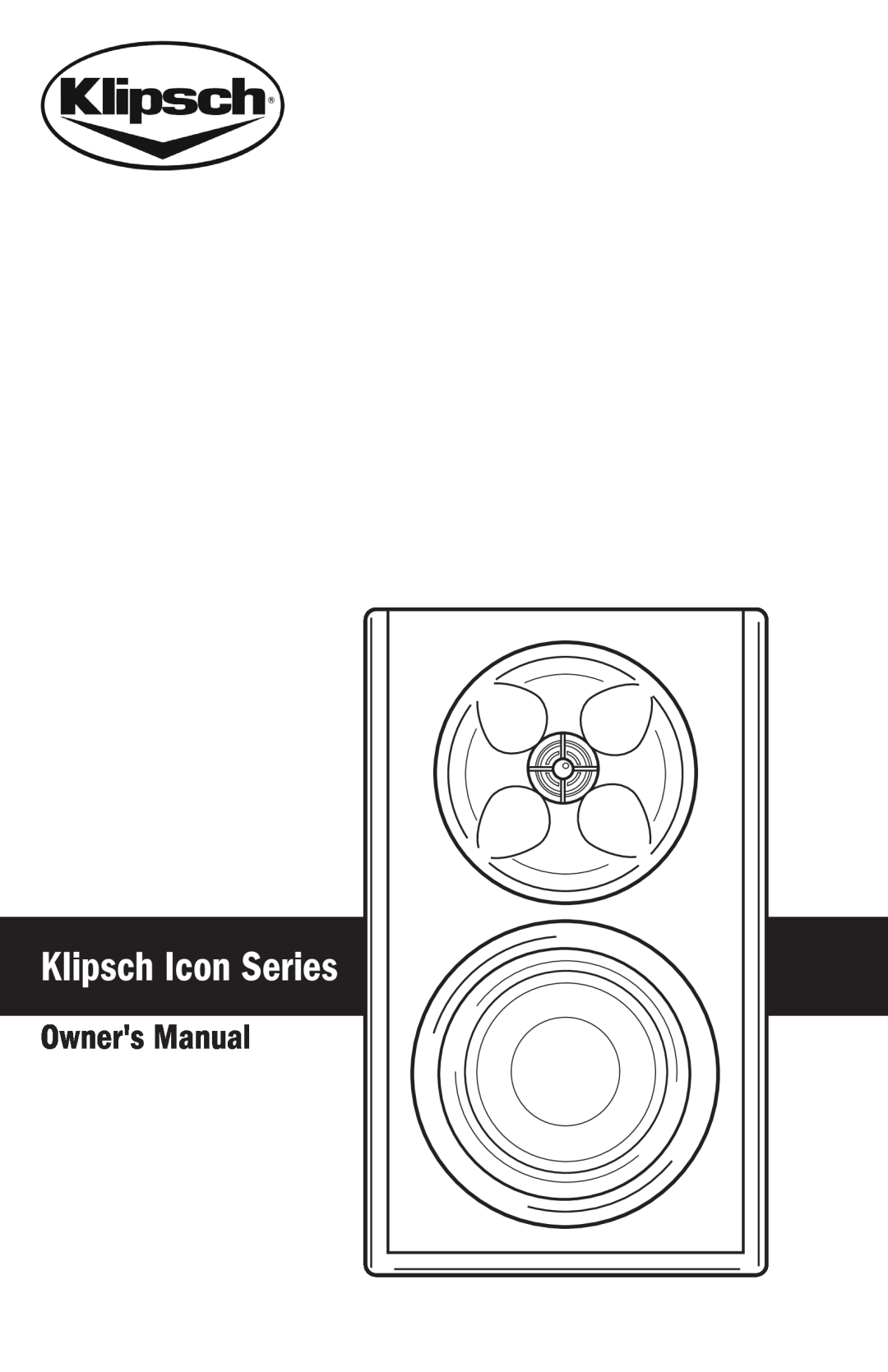 Klipsch WF-35E owner manual Klipsch Icon Series 