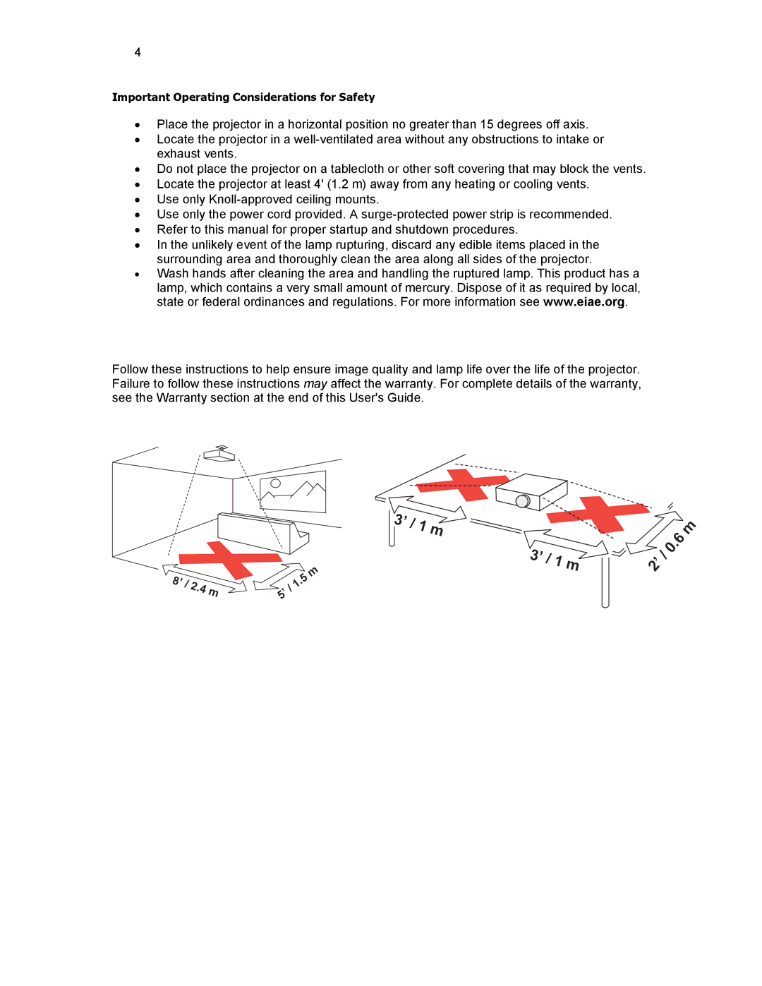 Knoll HD178, HD292, HD290 user manual ’ / 1 m 