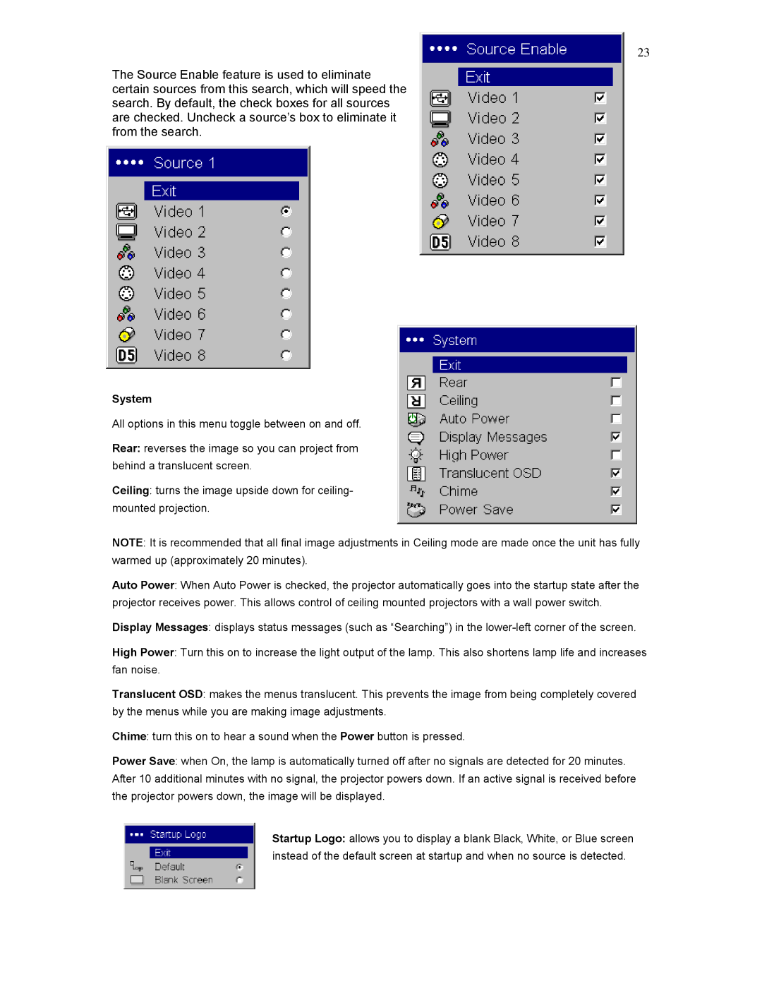 Knoll Systems HD177 user manual System 