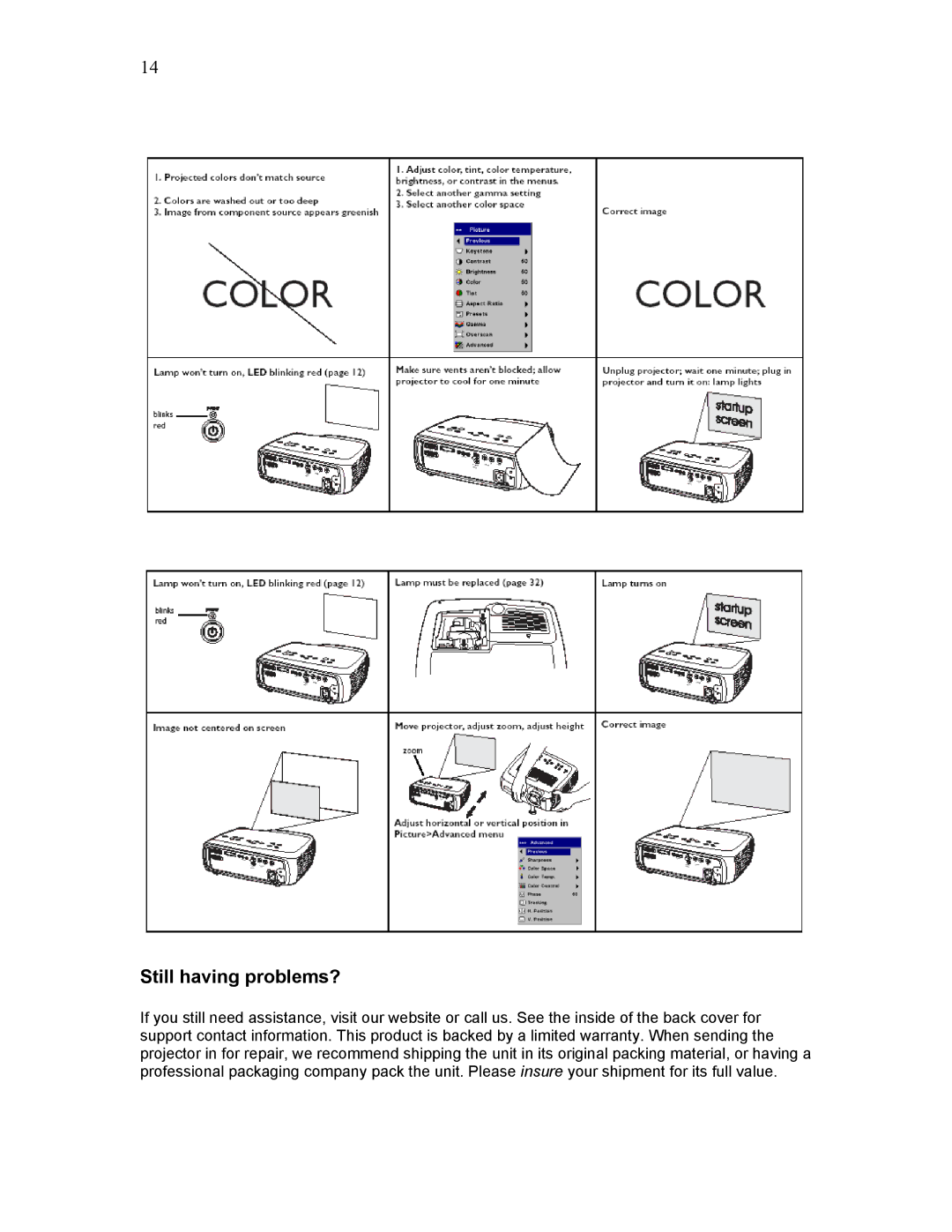 Knoll Systems HD225 user manual Still having problems? 