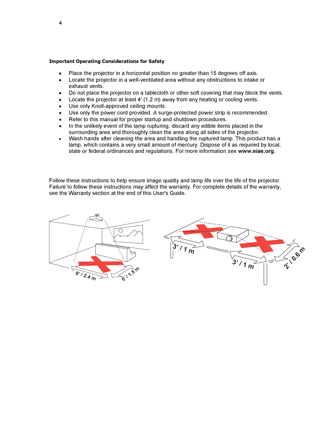 Knoll Systems HD108, HD290, HD178 user manual ’ / 1 m 