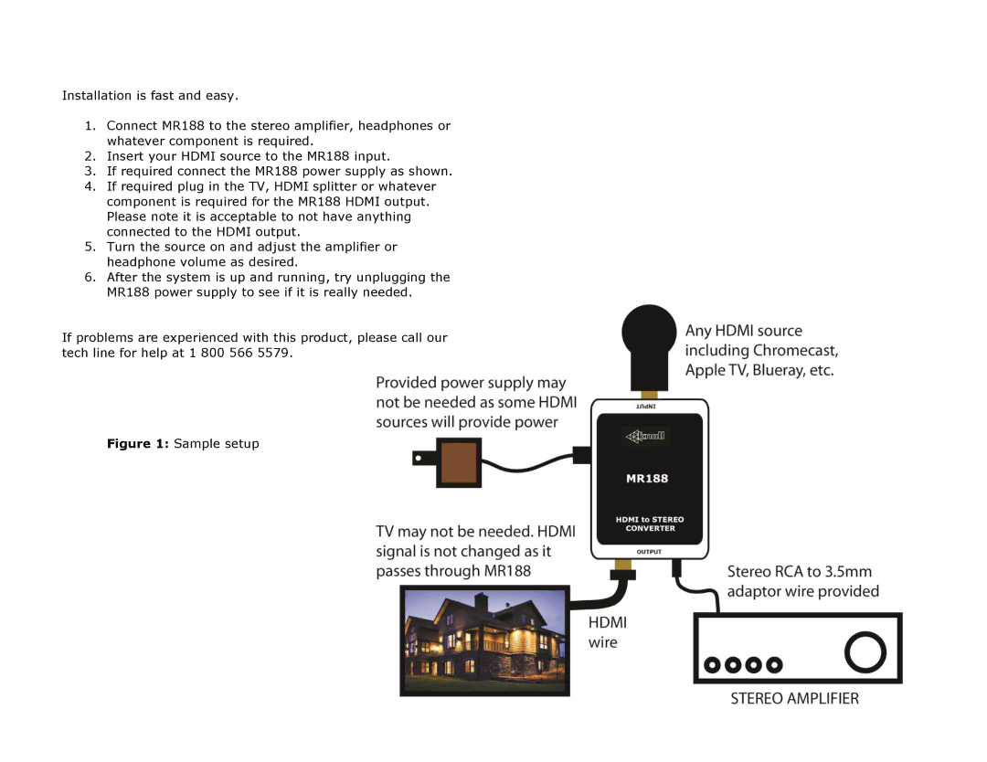 Knoll Systems MR188 warranty Sample setup 