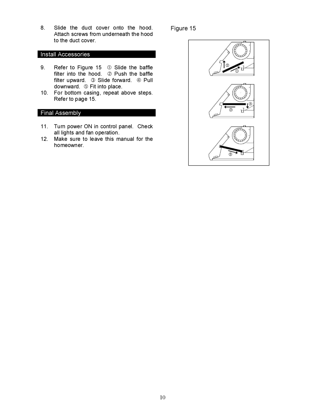 Kobe Range Hoods CH0030SQB manual Install Accessories 