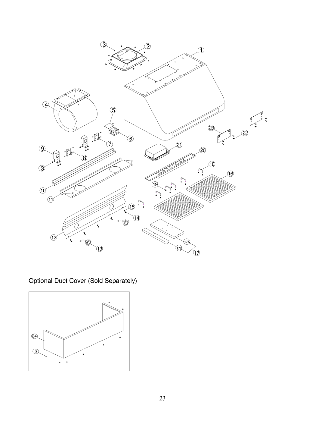 Kobe Range Hoods CH0142SQB (42), CH0136SQB (36), CH0130SQB (30), CH0148SQB (48) Optional Duct Cover Sold Separately 