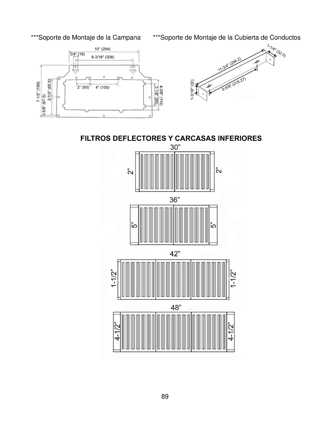 Kobe Range Hoods CH7930SQB, CH7936SQB, CH7942SQB, CH7948SQB installation instructions 