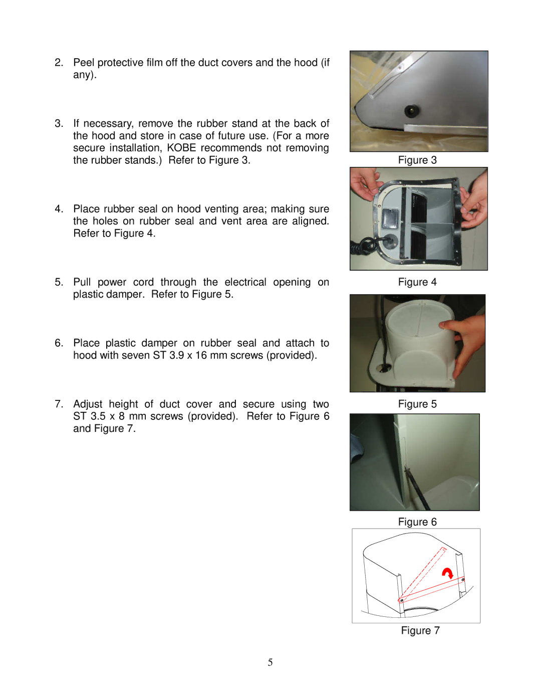 Kobe Range Hoods CH8136SQB installation instructions 