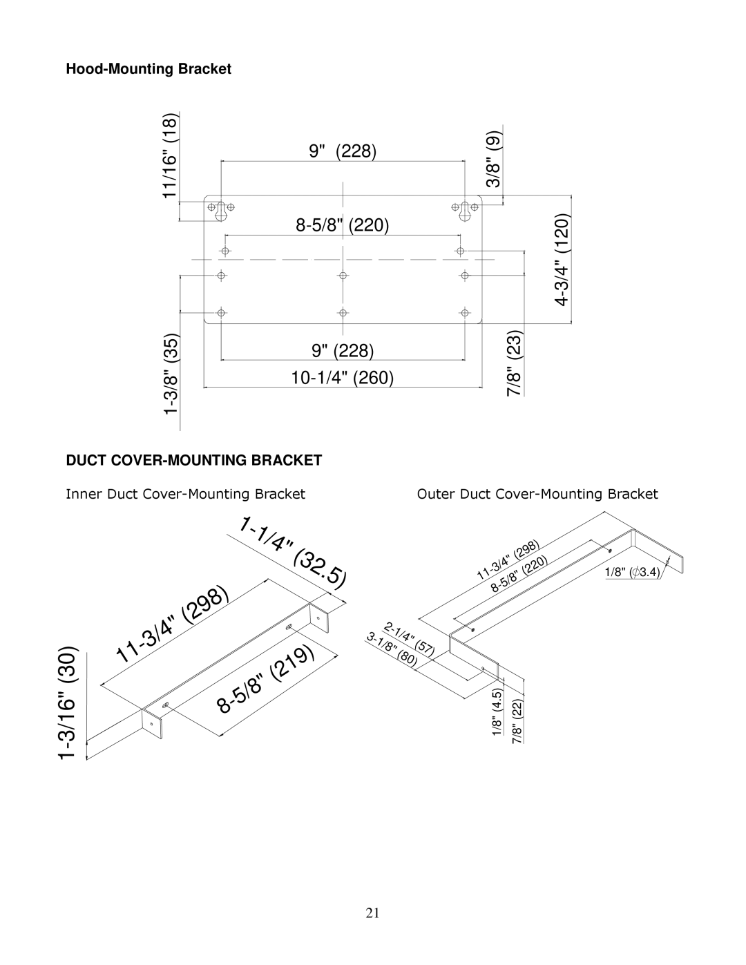 Kobe Range Hoods CH9636SQB, CH9648SQB, CH9630SQB, CH9642SQB installation instructions 228 