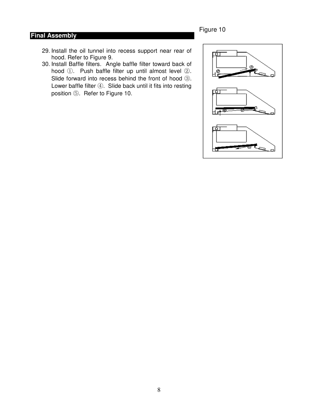 Kobe Range Hoods IN-026 SERIES installation instructions Final Assembly 