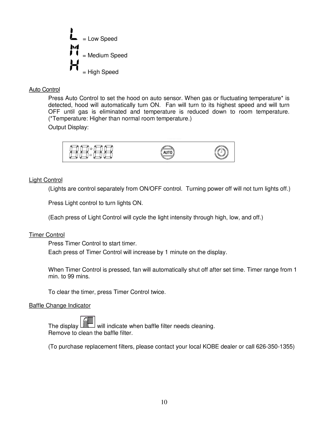 Kobe Range Hoods IN-026 SERIES installation instructions 