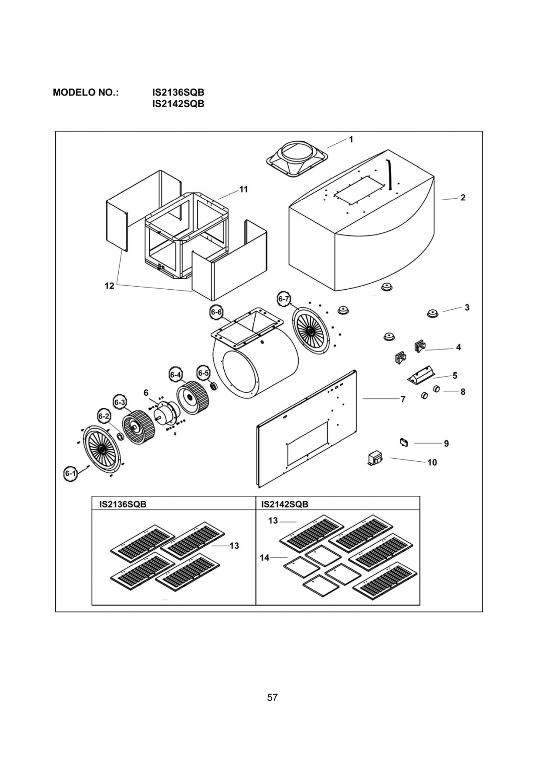 Kobe Range Hoods installation instructions Modelo no IS2136SQB IS2142SQB 