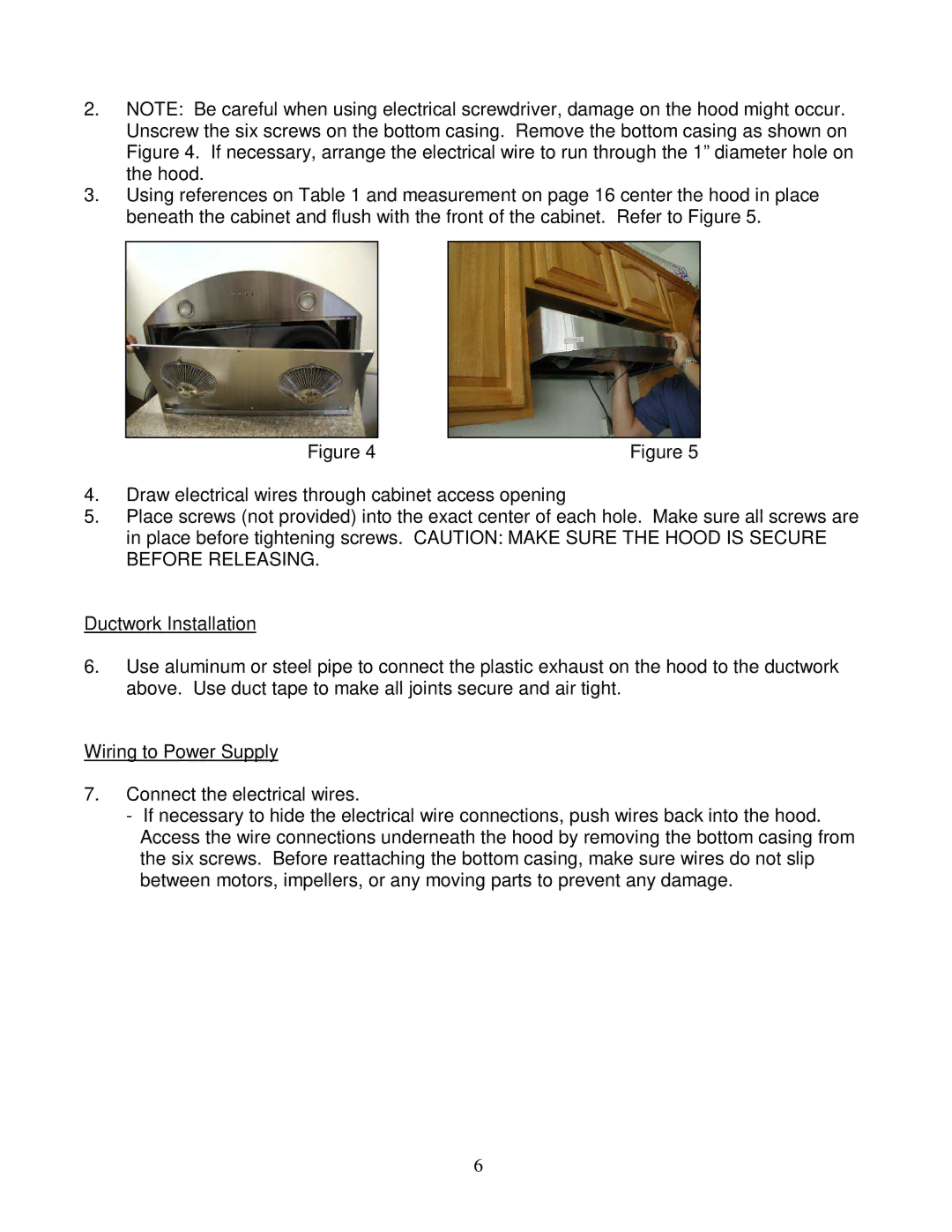 Kobe Range Hoods RA3836SQ installation instructions 